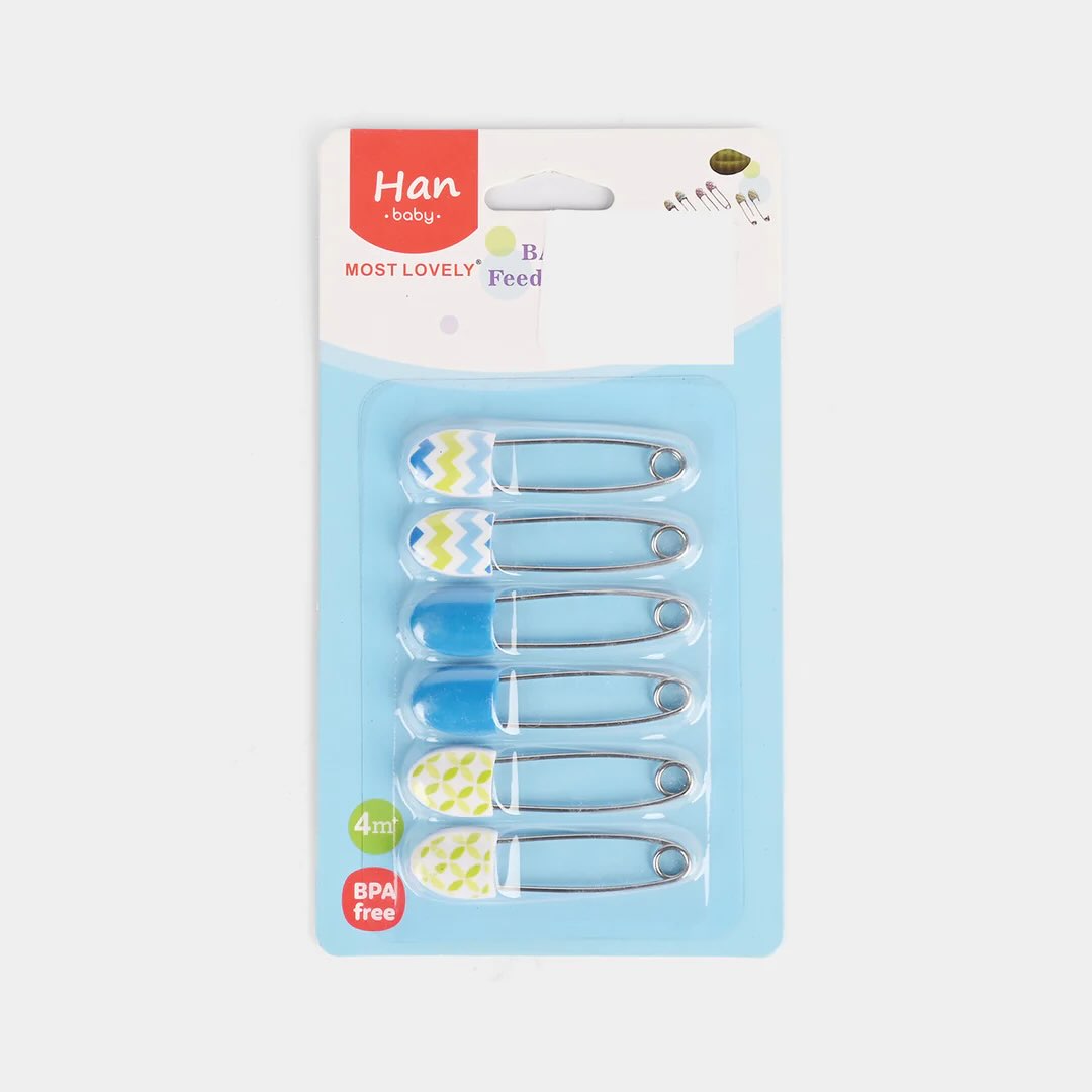 Han Baby Safety Pins | 6pcs Pack | BPA-Free 🍼
