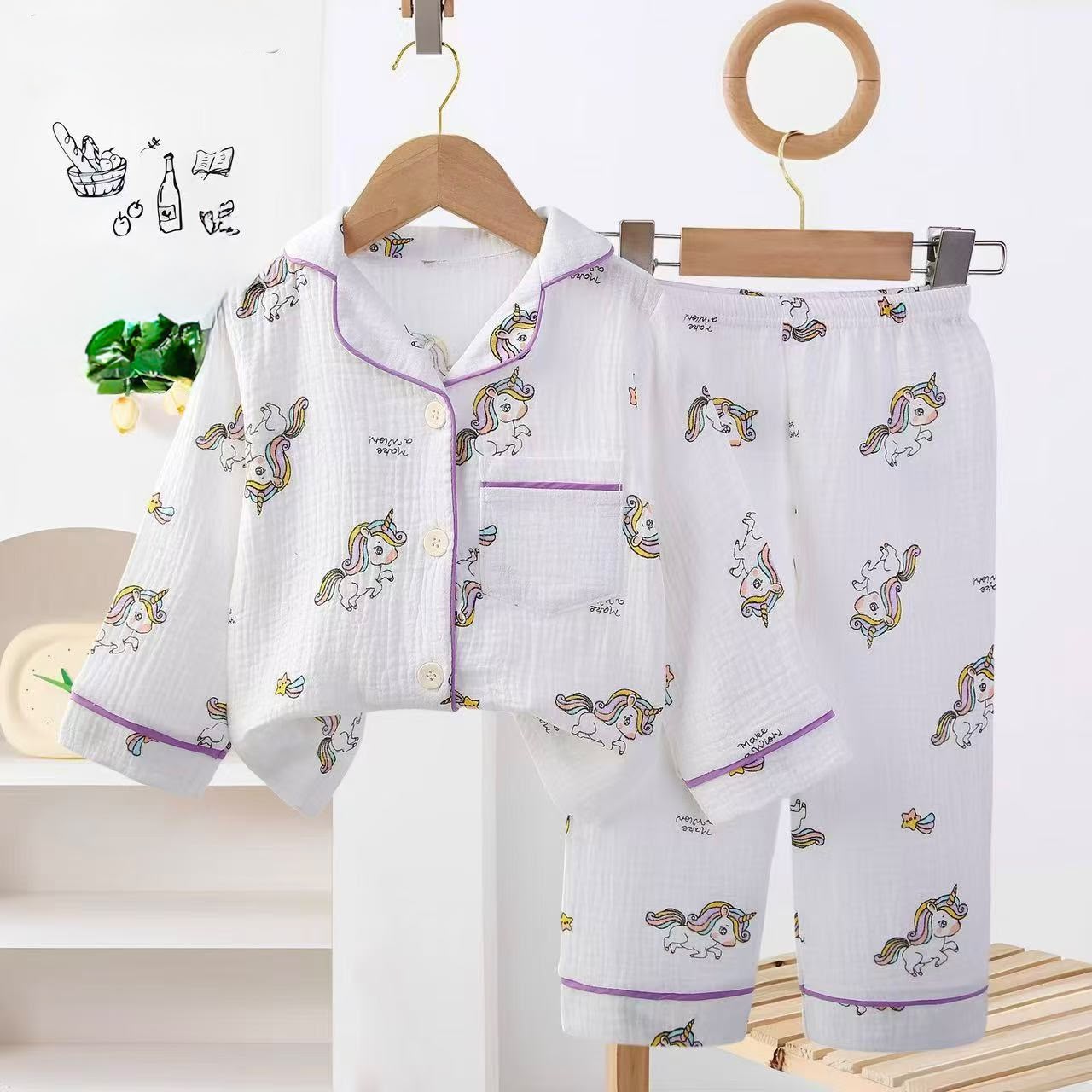 MUSLIN NIGHT SUIT