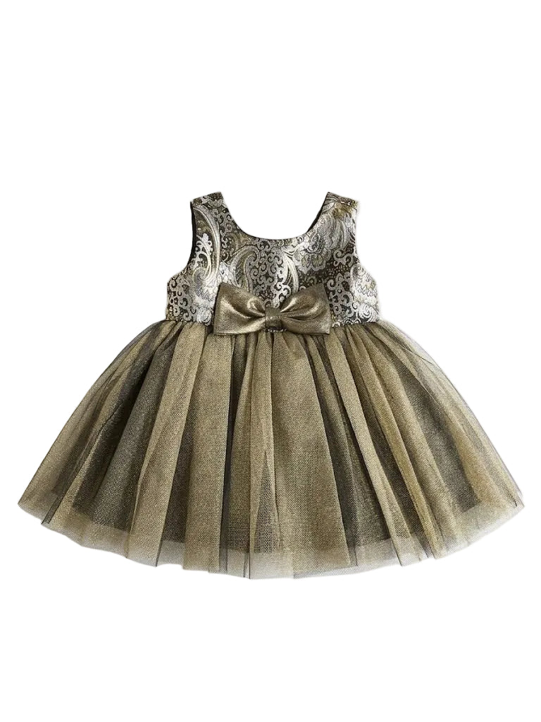 Sleeveless baby/toddler girl party dress