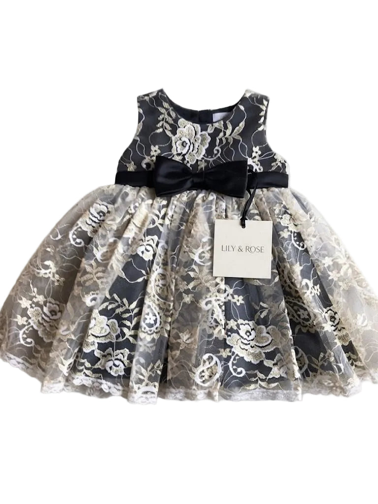 Sleeveless baby/toddler girl party dress