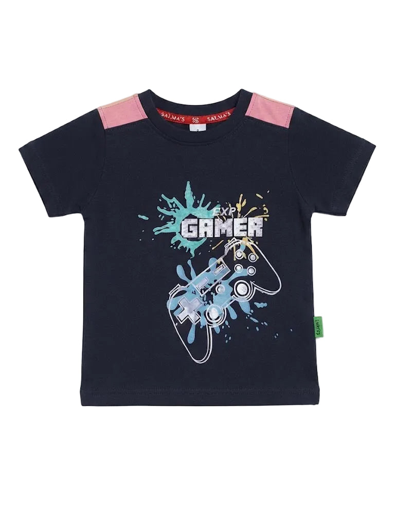 EXP GAMER" Controller Graphic Kids T-Shirt