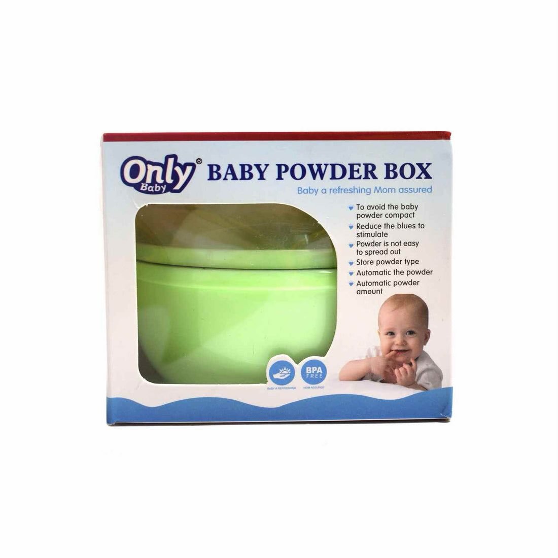 Only Baby Powder Box with Puff 🎀