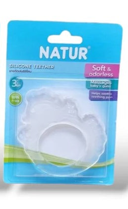 Natur Silicone Teether | 3M+ | BPA-Free 🍼