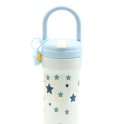 HOMEATIC VACUUM FLASK - BLUE STEEL WATER BOTTLE 730ML