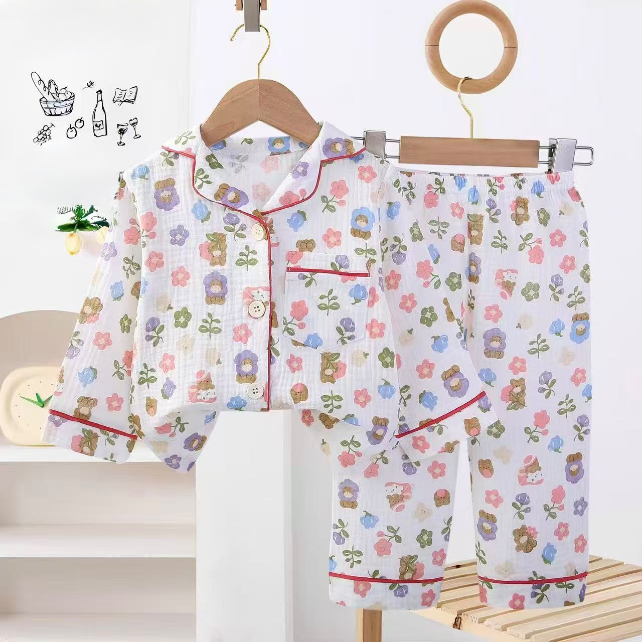 MUSLIN NIGHT SUIT