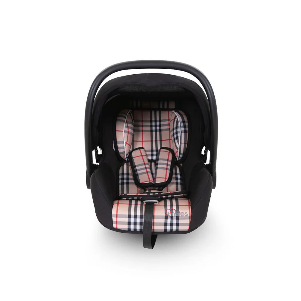 2-IN-1 BABY CARRIER & CAR SEAT (BEIGE CHECK, UNISEX)