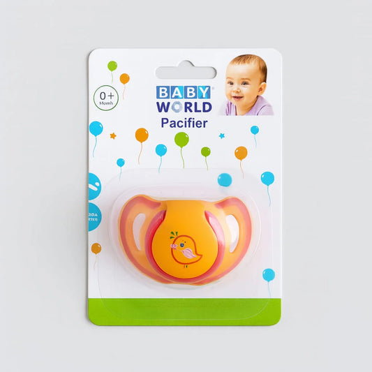 Baby World Silicone Pacifier – BPA-Free Soother for Newborns