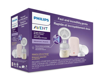 Philips Avent Single Electric Breast Pump Advanced, with Natural Motion Technology,