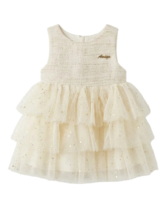 Sleeveless baby/toddler girl party dress