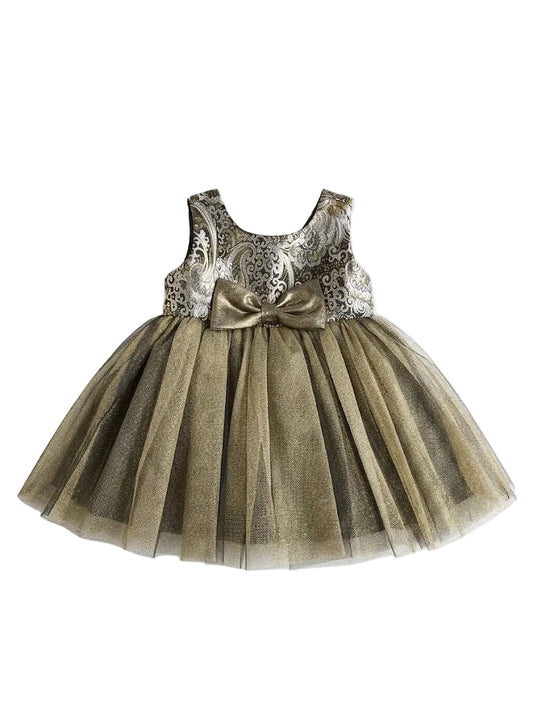 Sleeveless baby/toddler girl party dress