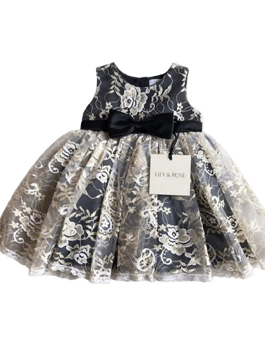 Sleeveless baby/toddler girl party dress