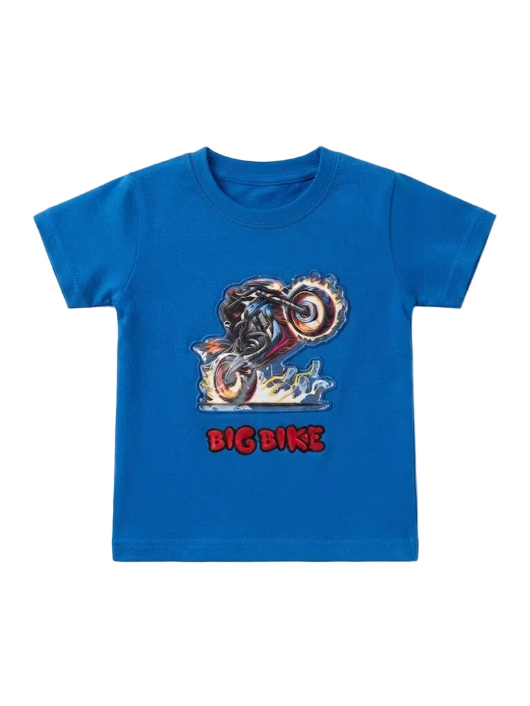 "BIG BIKE" Motorcycle Graphic Kids T-Shirt