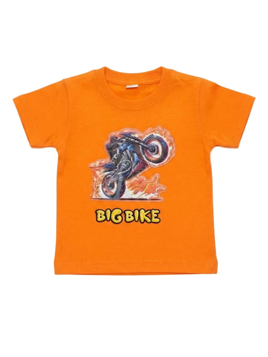 "BIG BIKE" Motorcycle Graphic Kids T-Shirt