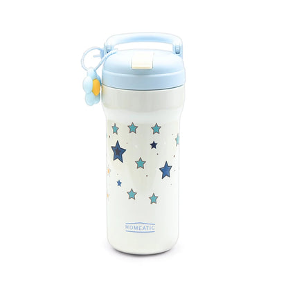 HOMEATIC VACUUM FLASK - BLUE STEEL WATER BOTTLE 730ML