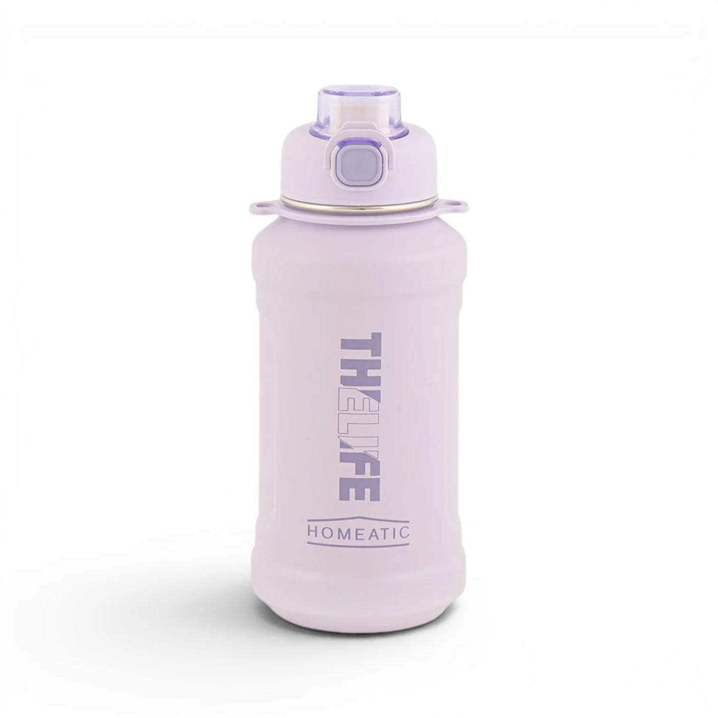 HOMEATIC THE LIFE VACUUM FLASK - WHITE STEEL WATER BOTTLE 1000 ML